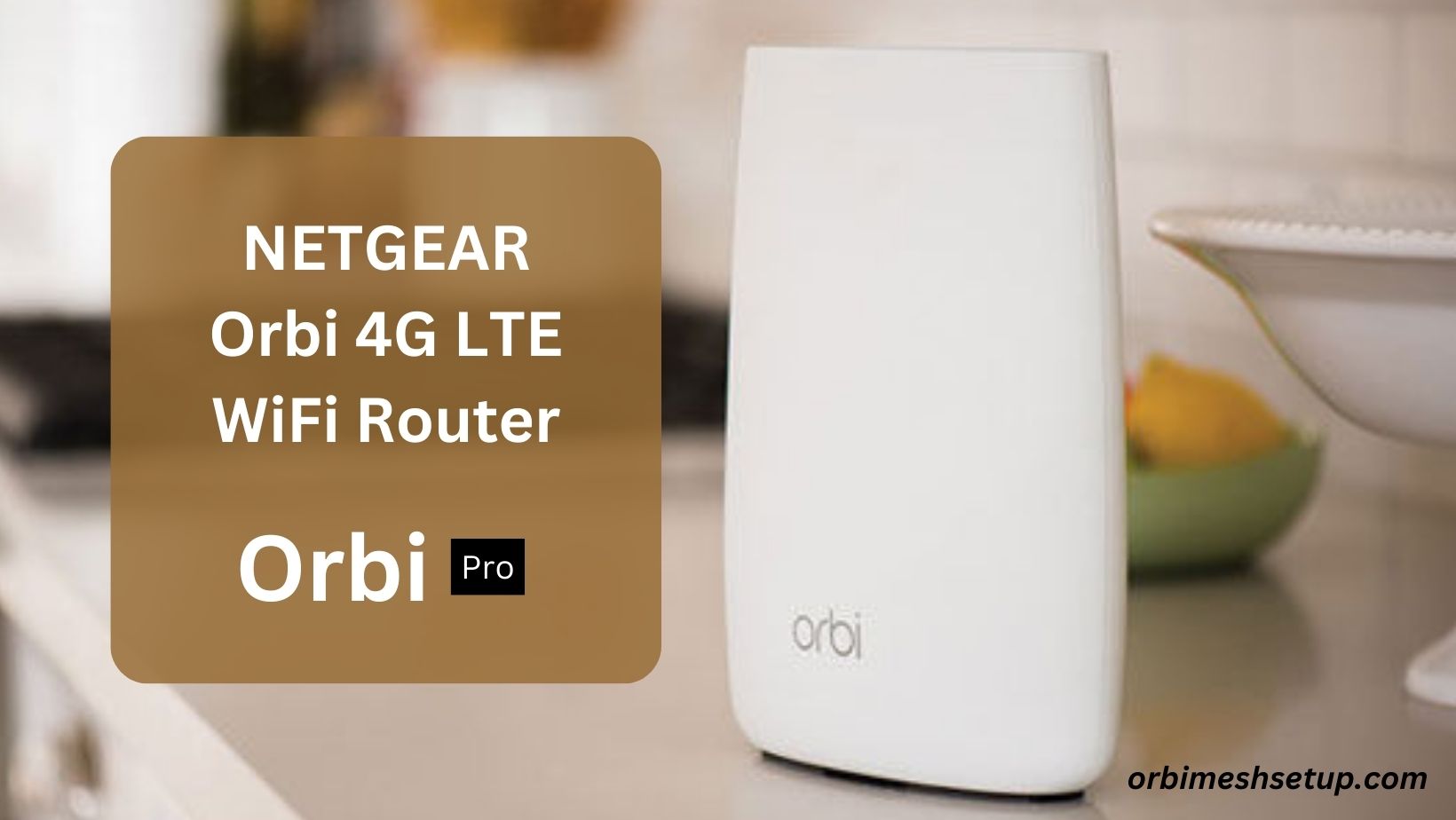 Read more about the article NETGEAR Orbi 4G LTE  WiFi Router 